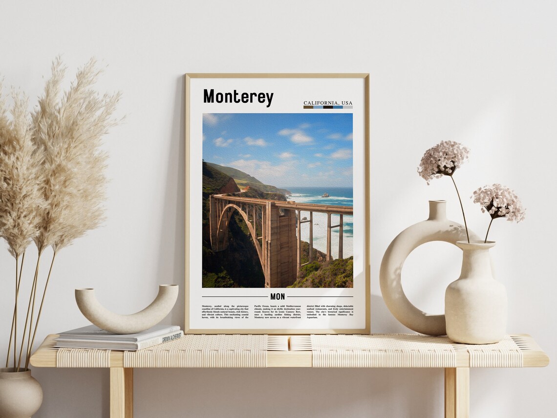 Monterey Travel Poster, United States Photo - Image 6
