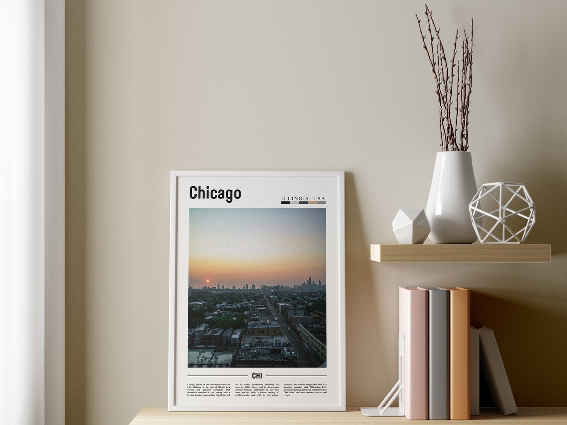 Chicago Travel Poster, United States Photo - Image 3