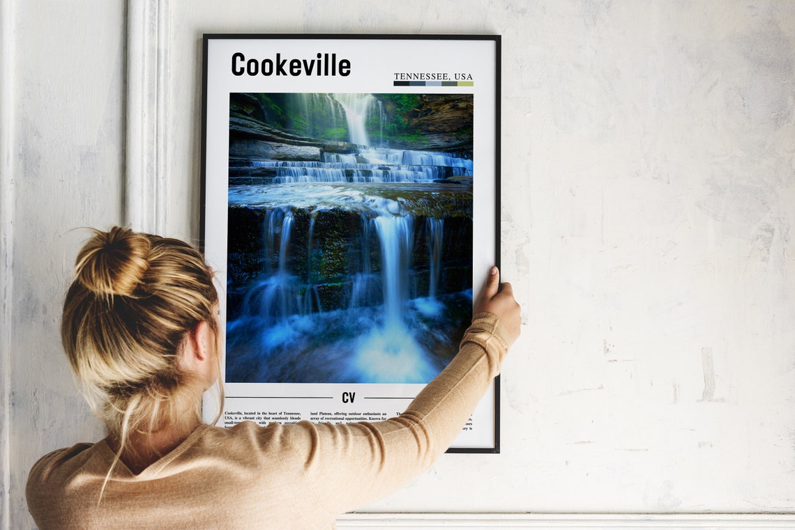 Cookeville Poster Cookeville Print Cookeville Wall Art United States Photo United States Poster United States Print - Image 5