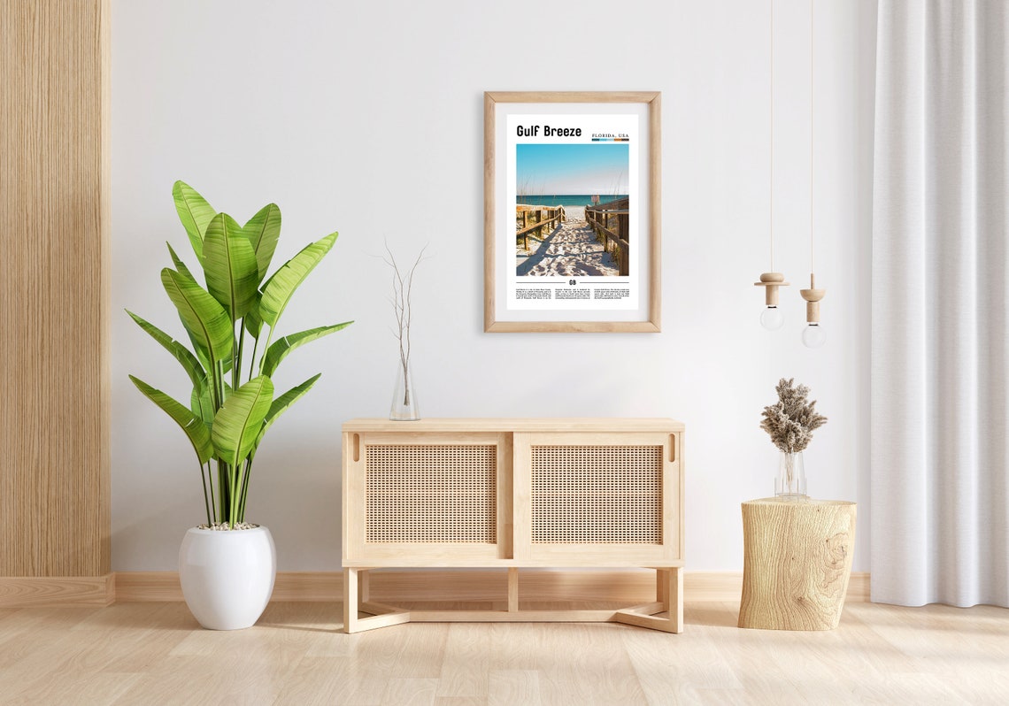 Gulf Breeze, City Artwork Travel Poster - Image 5
