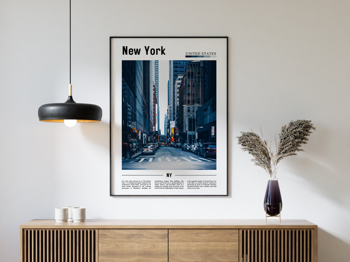 New York Poster New York Print New York Wall Art Ny Photo Ny Poster Ny Print New York Photo Travel Poster - Image 4