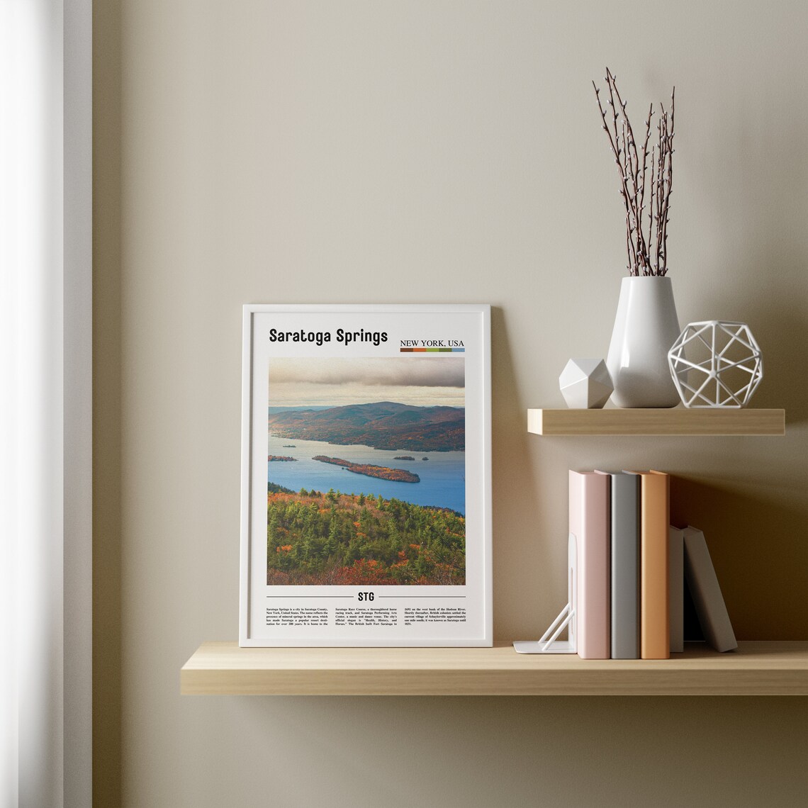 Saratoga Springs Poster, City Travel Artwork - Image 3