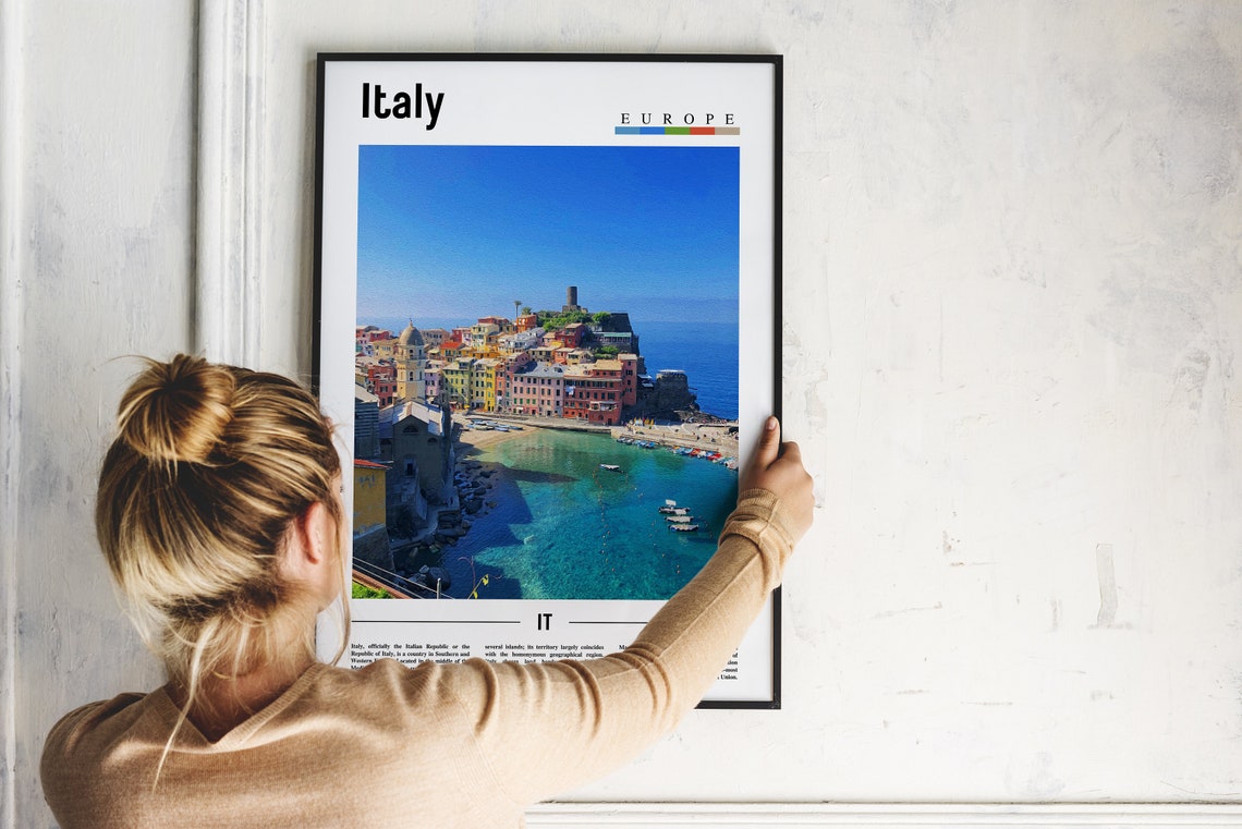 Italy Poster Italy Print Italy Wall Art Italy Photo Italy Poster Italy Print Italy Wall Art Minimal Travel Poster - Image 5