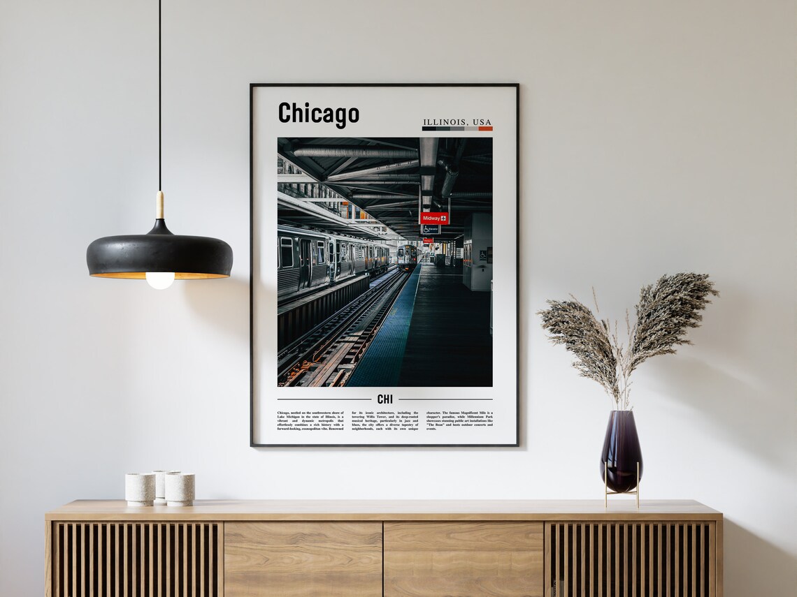 Chicago Travel Poster, United States Photo - Image 4