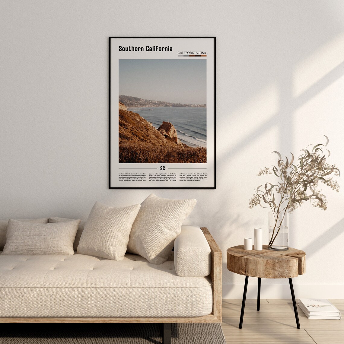 Southern California, Minimal Travel Poster - Image 2
