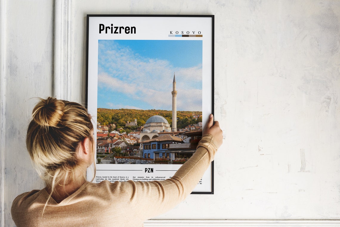 Prizren Poster Prizren Print Prizren Wall Art Europe Photo Europe Poster Europe Print Travel Poster - Image 5