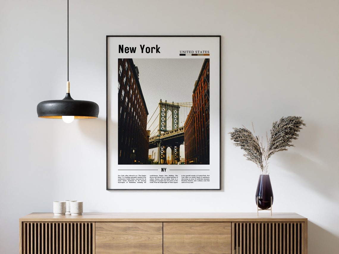 New York Poster New York Print New York Wall Art Ny Photo Ny Poster Ny Print New York Photo Travel Poster - Image 4