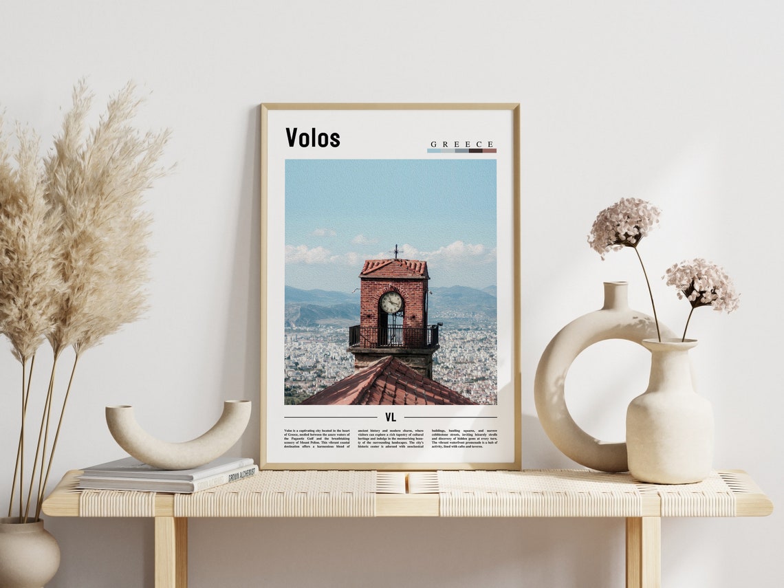 Volos Poster Volos Print Volos Wall Art Europe Photo Europe Poster Europe Print Travel Poster - Image 6