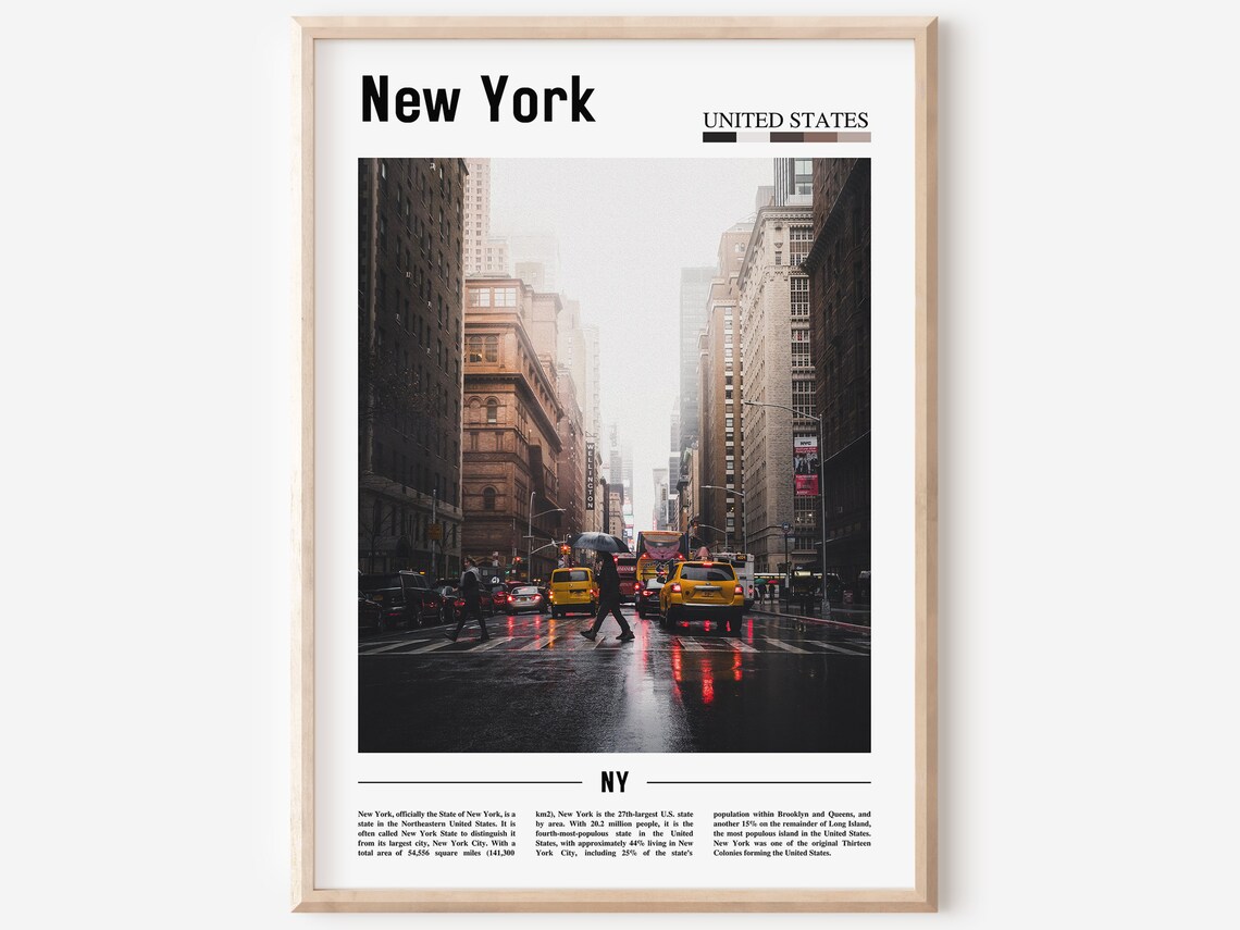 New York Travel Poster, United States Photo
