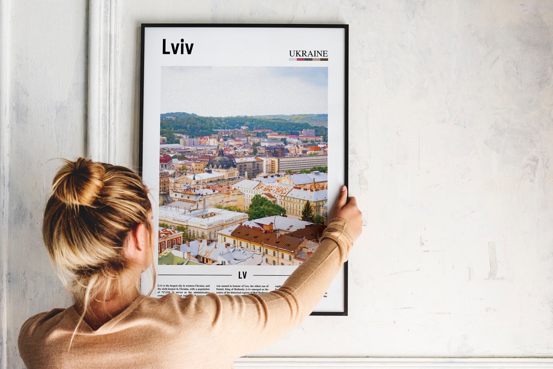 Lviv Print Lviv Poster Lviv Wall Art Oil Painting Poster Colorful City Print City Artwork Travel Artwork Travel Wall Art City Print - Image 4