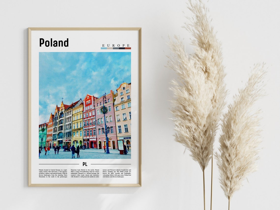 Poland Poster Poland Print Poland Wall Art Europe Photo Europe Poster Europe Print Travel Poster - Image 4