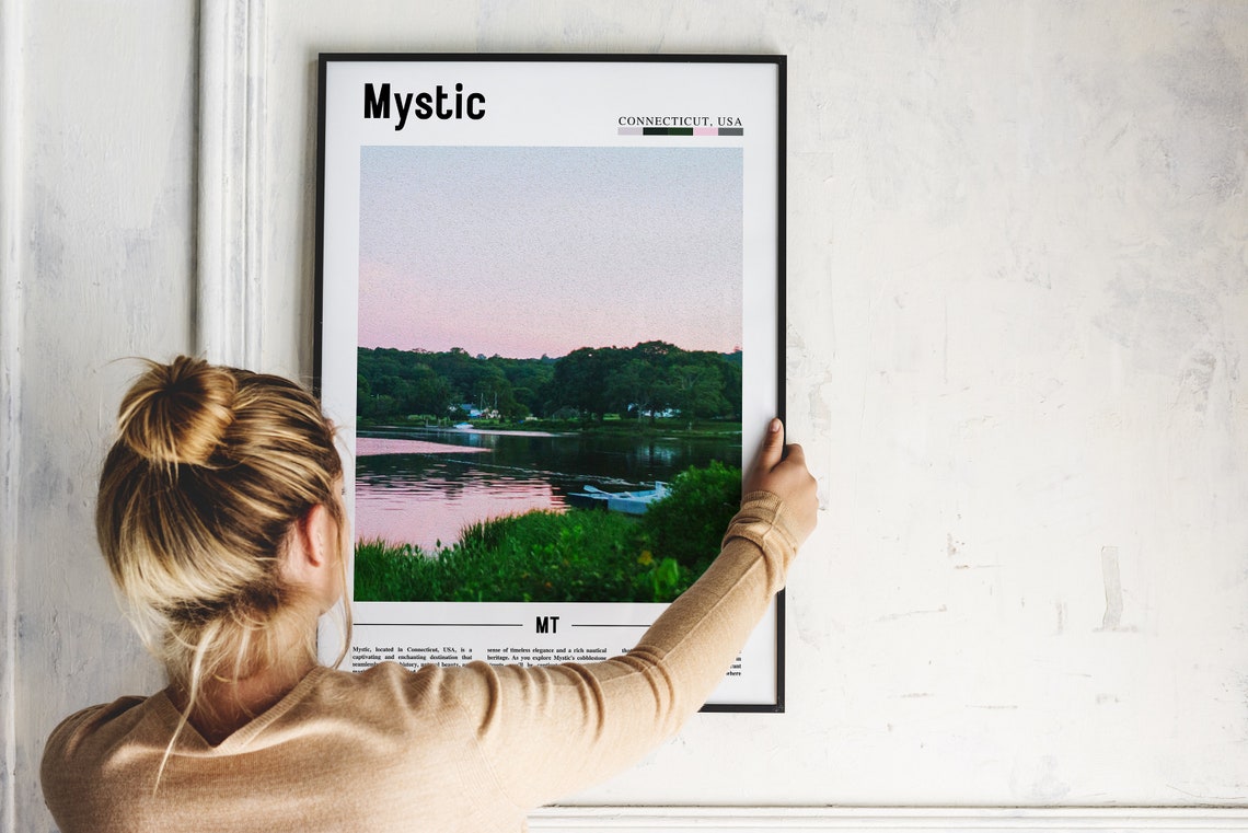 Mystic Poster Mystic Print Mystic Wall Art United States Photo United States Poster United States Print - Image 5
