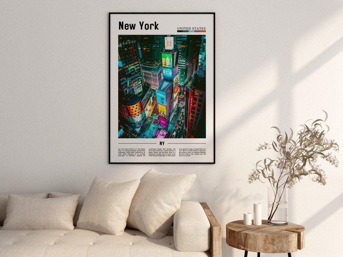 New York Travel Poster, New York Photo - Image 2