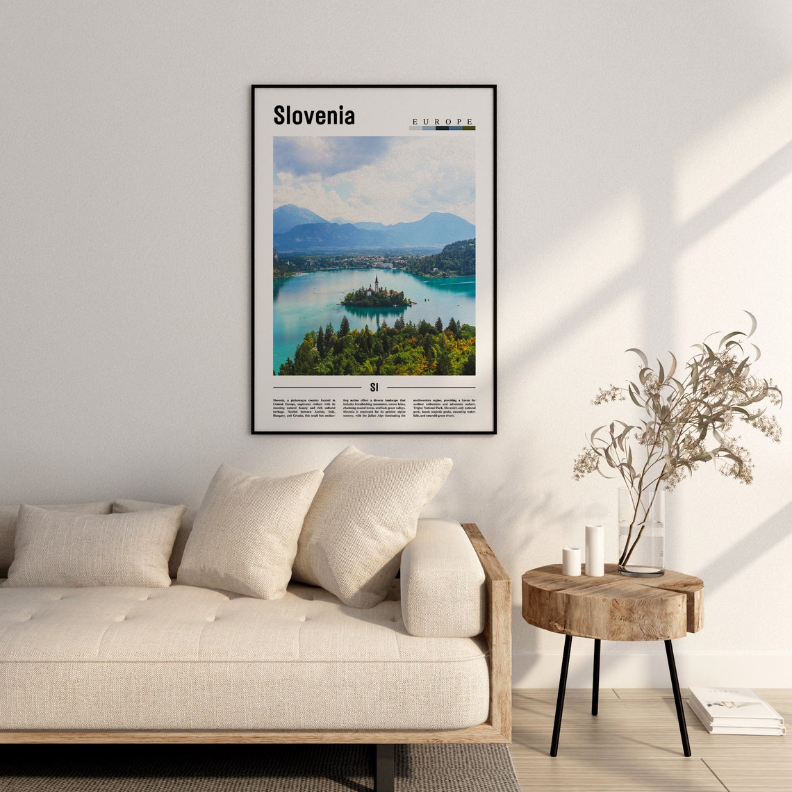 Slovenia Poster Slovenia Print Slovenia Wall Art Europe Photo Europe Poster Europe Print Travel Poster - Image 2