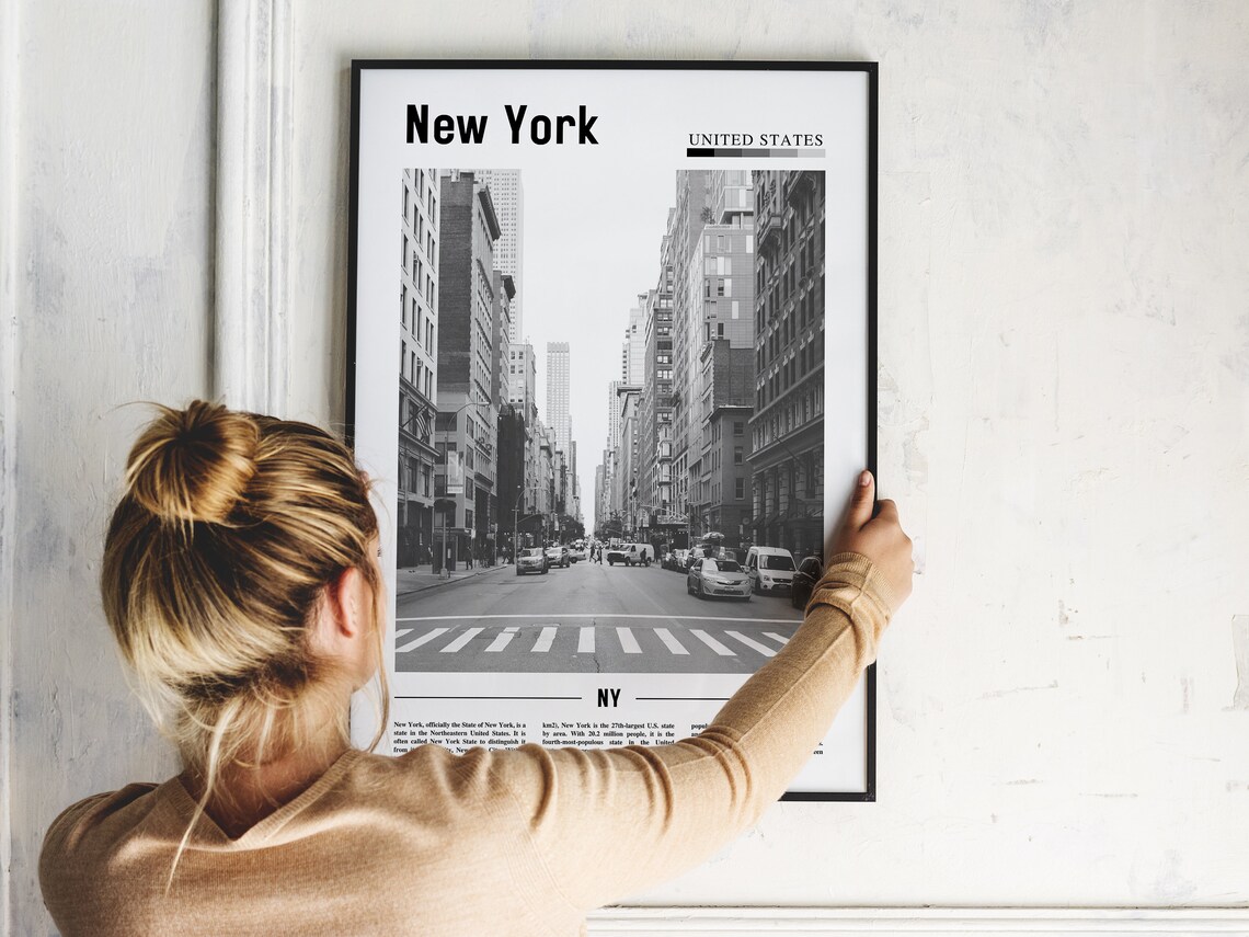 New York Minimal Travel Poster, Poster Print - Image 5