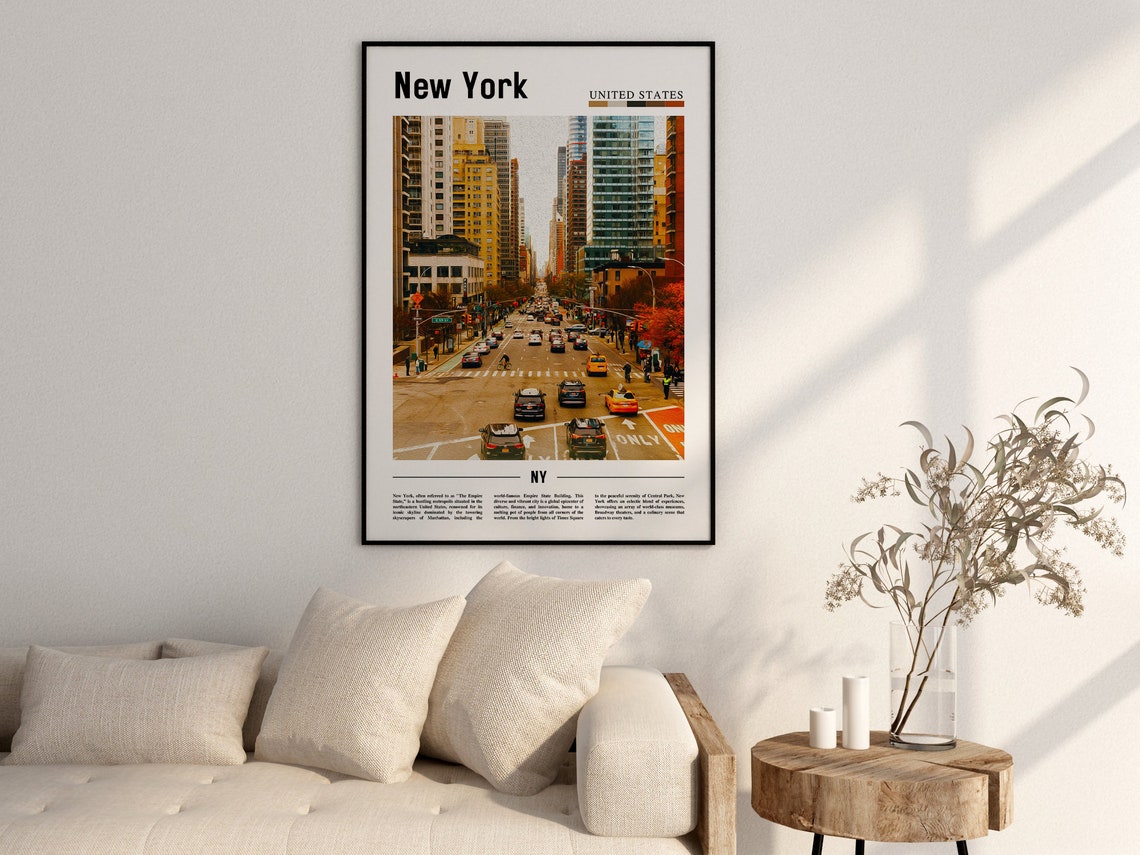 New York Poster New York Print New York Wall Art Ny Photo Ny Poster Ny Print New York Photo Travel Poster - Image 2