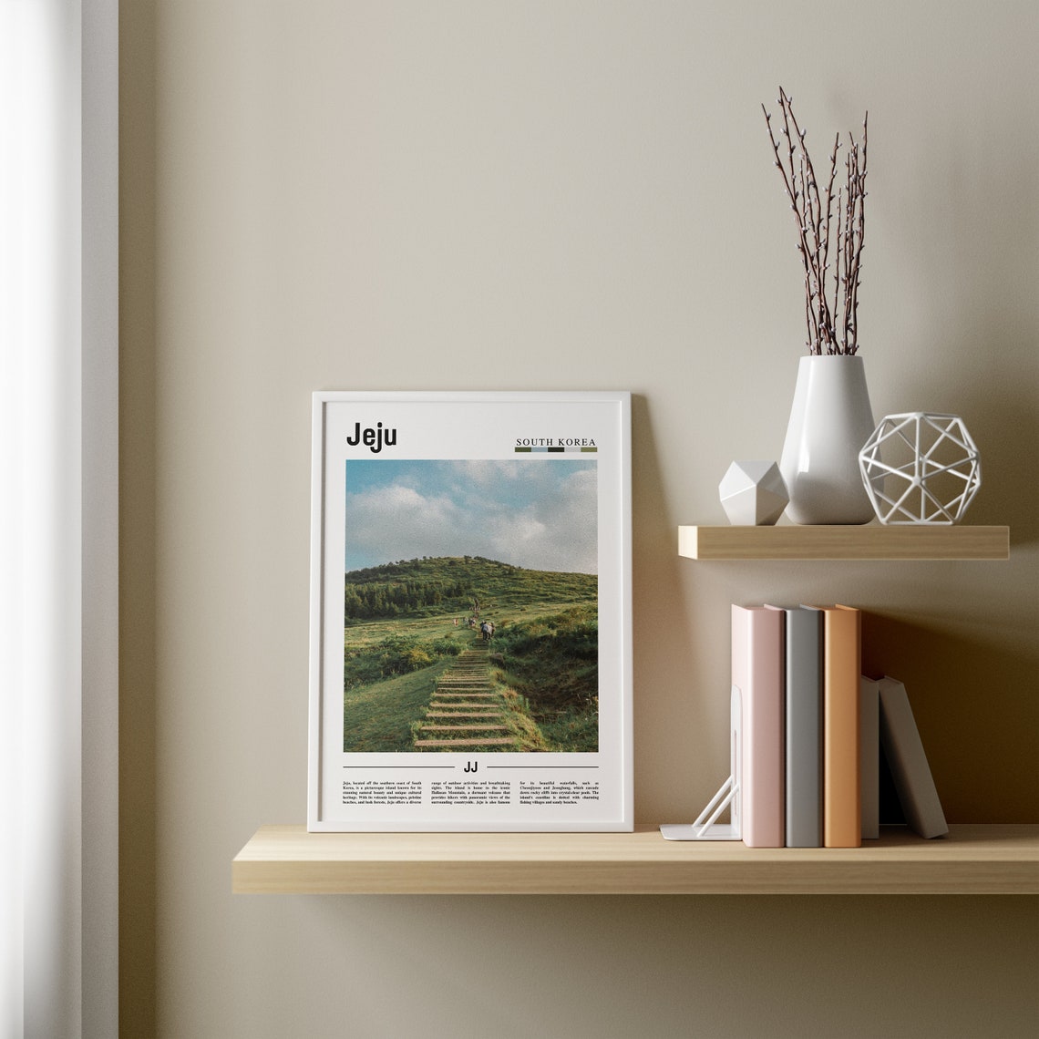 Jeju Poster Jeju Print Jeju Wall Art Asia Print Asia Poster Asia Photo Minimal Travel Poster - Image 3