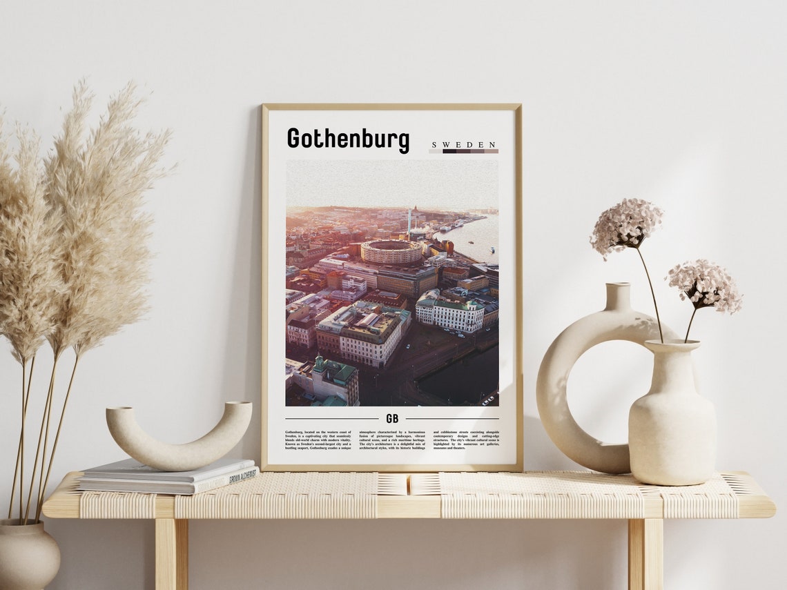 Gothenburg Poster Gothenburg Print Gothenburg Wall Art Europe Photo Europe Poster Europe Print Travel Poster - Image 6