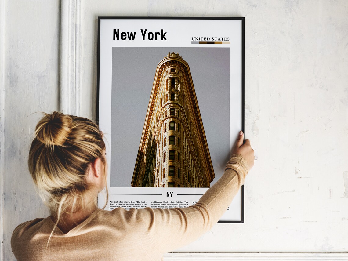 New York Travel Poster, NYC Wall Art Print - Image 5