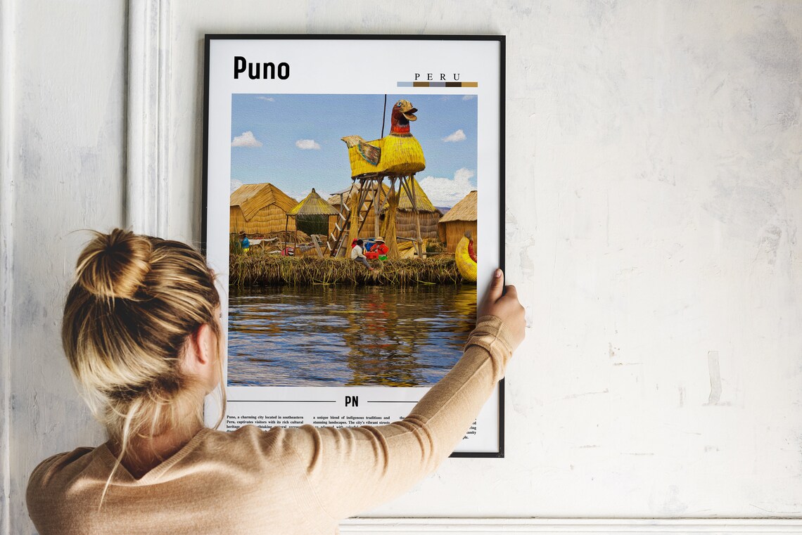 Puno Travel Poster, South America Landscape - Image 5