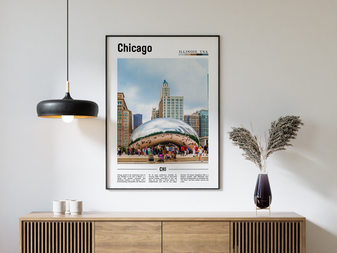 Chicago Travel Poster, United States Photo - Image 4