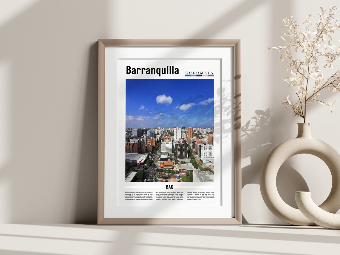 Barranquilla Travel Poster, South America - Image 3