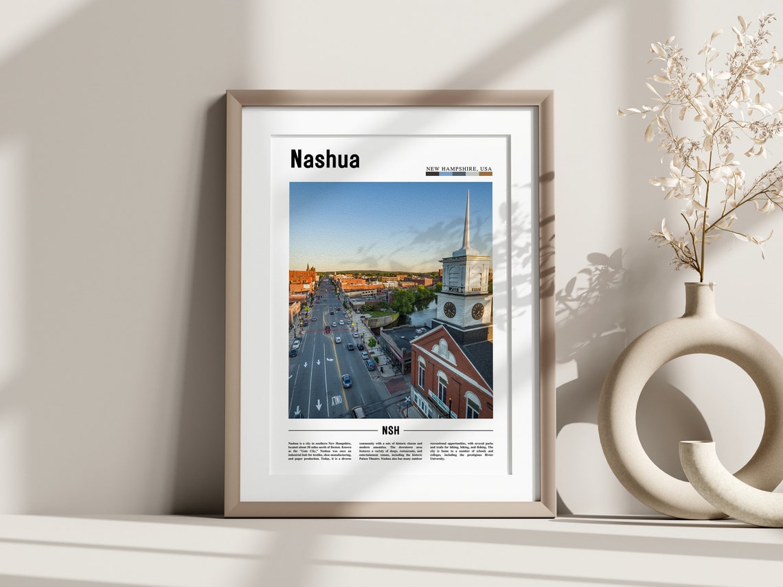 Nashua Poster Nashua Print Nashua Wall Art United States Photo United States Poster United States Print - Image 3
