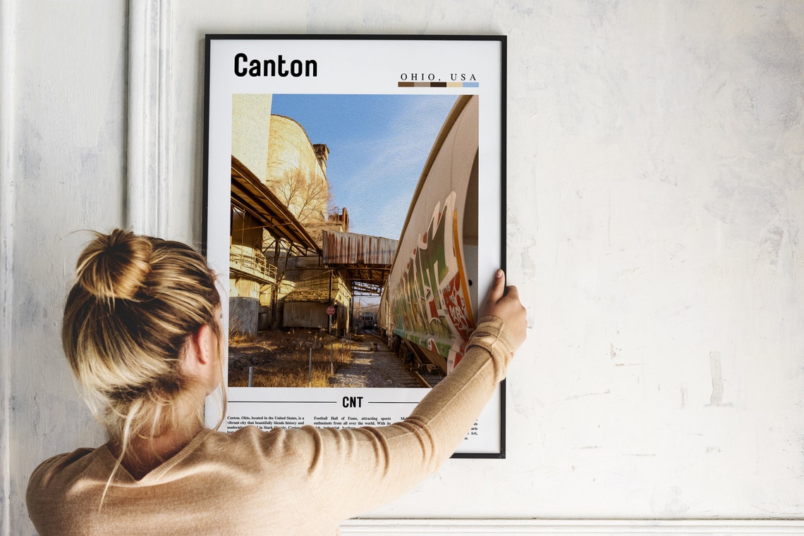 Canton Poster Canton Print Canton Wall Art United States Photo United States Poster United States Print - Image 5