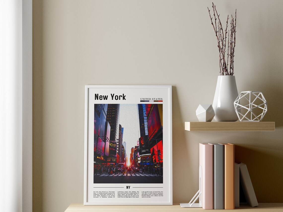 New York Travel Poster, City Photo Art Print - Image 3