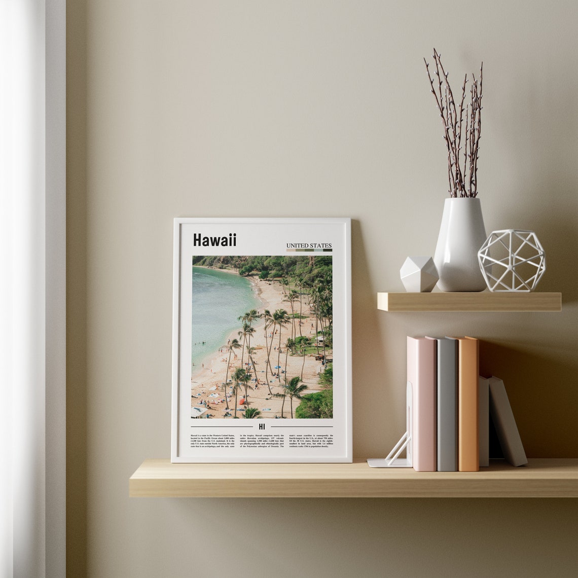 Hawaii Poster Hawaii Print Hawaii Wall Art United States Photo United States Poster United States Print Travel Poster - Image 2