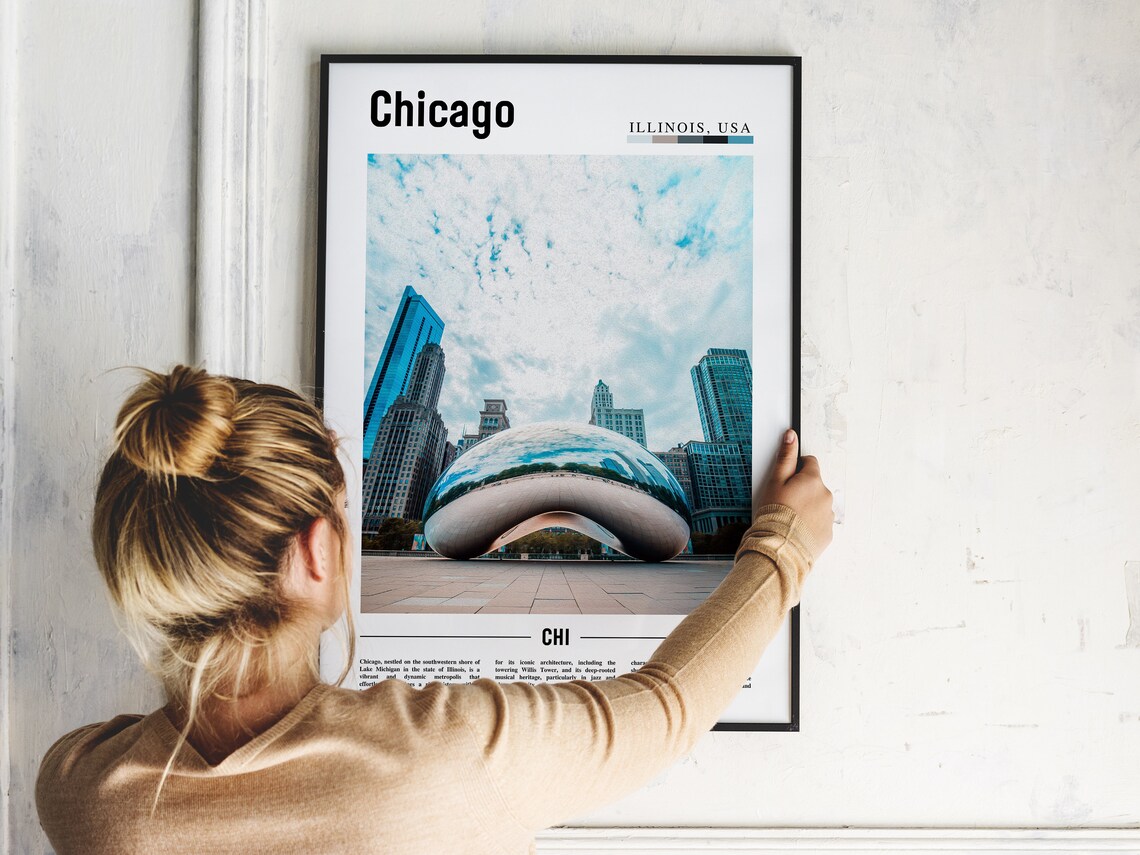 Chicago Travel Poster, United States Photo - Image 5