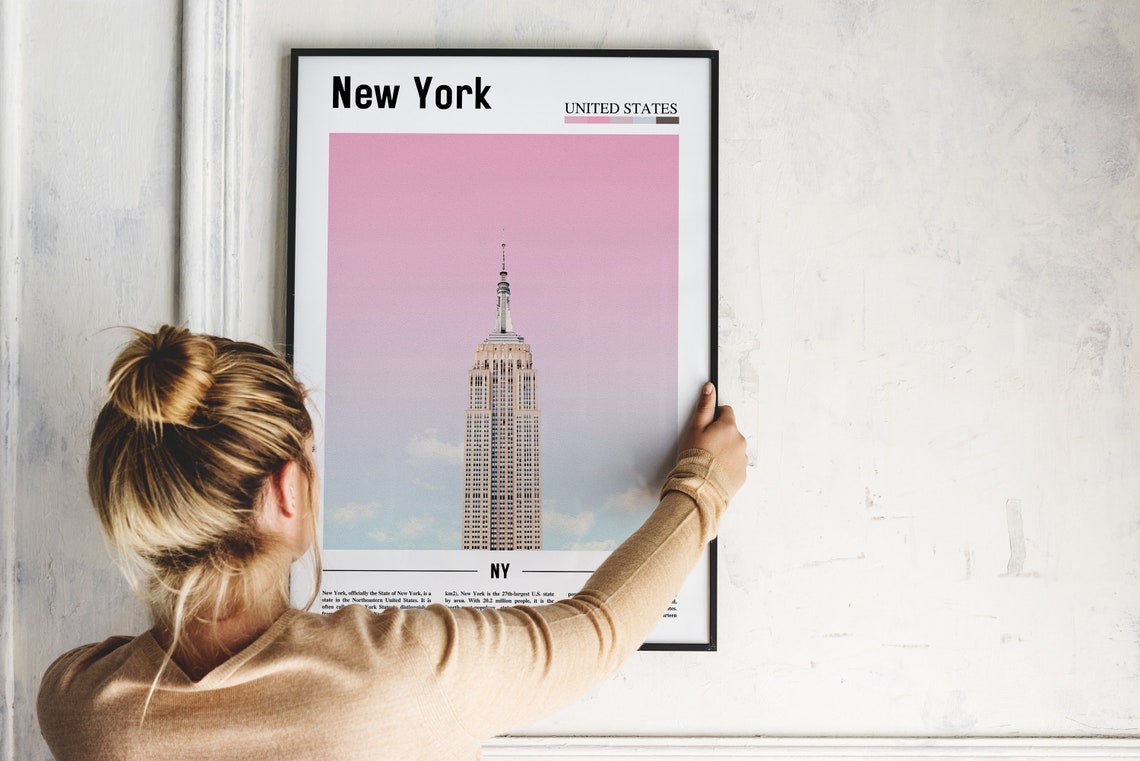 New York Poster New York Print New York Wall Art United States Photo United States Poster United States Print Travel Poster - Image 4