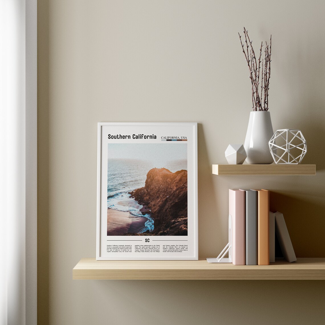 Southern California, Minimal Travel Poster - Image 2