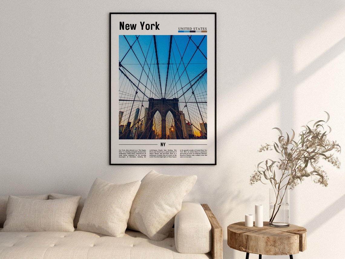 New York Poster New York Print New York Wall Art Ny Photo Ny Poster Ny Print New York Photo Travel Poster - Image 2