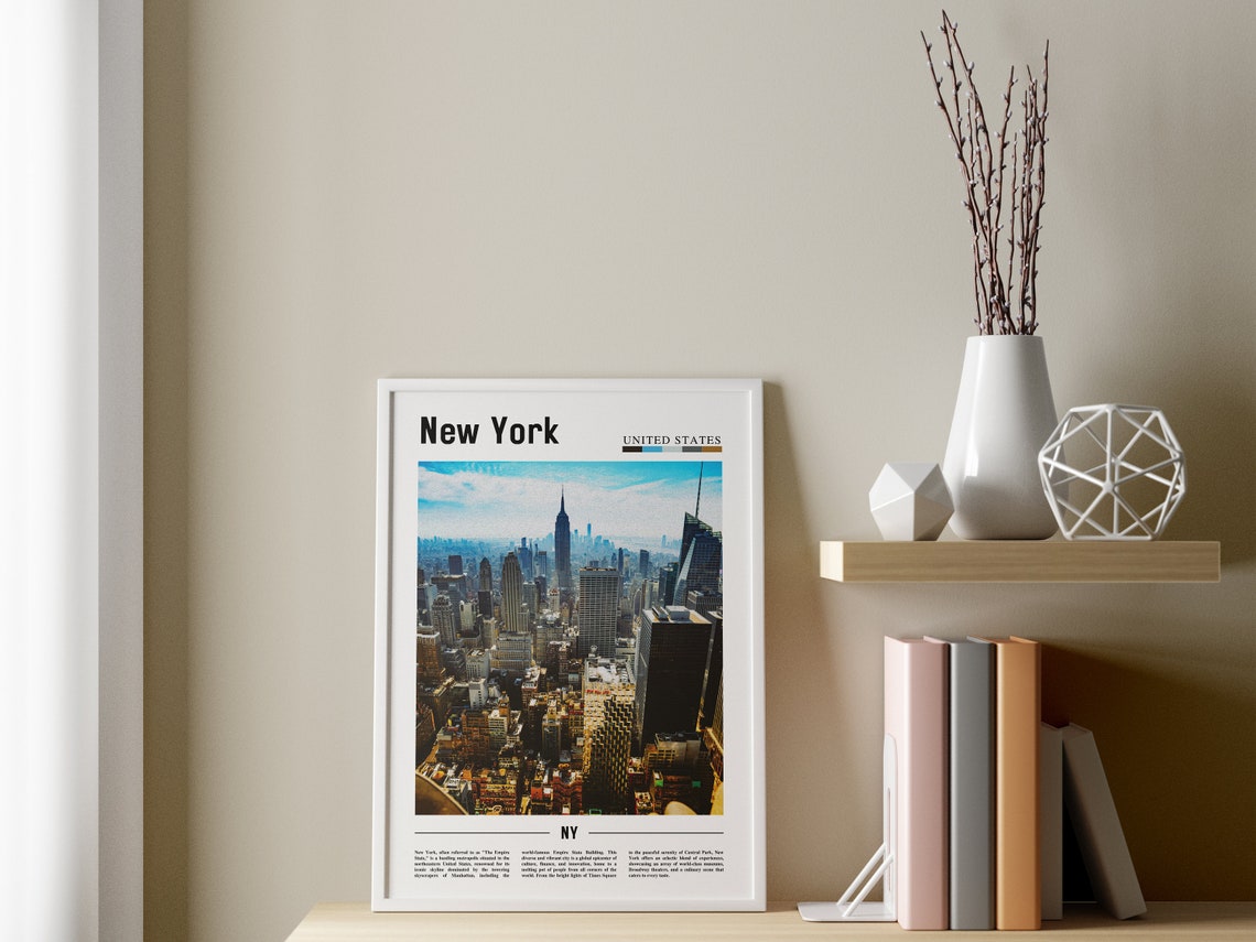 New York Poster New York Print New York Wall Art Ny Photo Ny Poster Ny Print New York Photo Travel Poster - Image 3