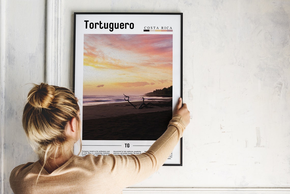 Tortuguero Poster Tortuguero Print Tortuguero Wall Art Central America Poster Central America Print Travel Poster - Image 5