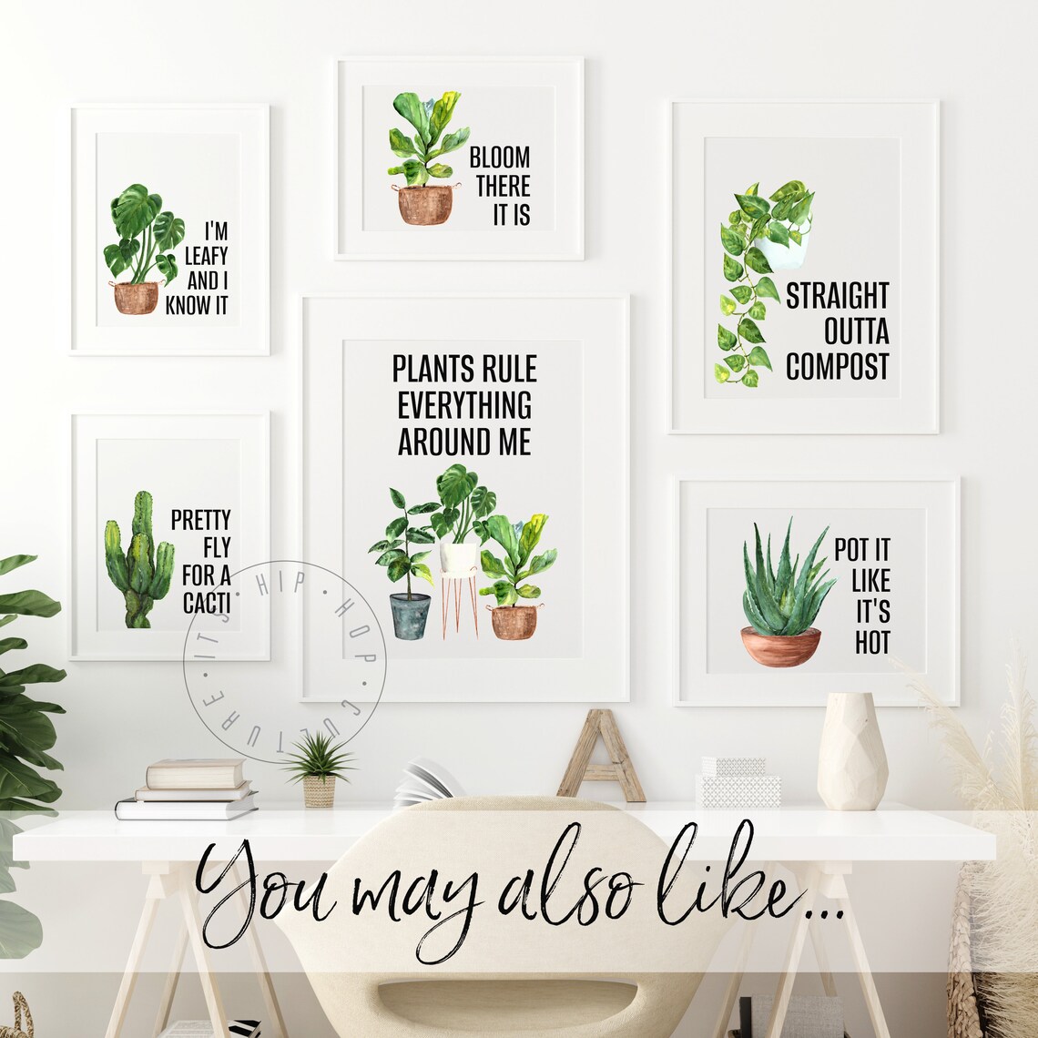 Pot It Like Its Hot Plant Pun Hip Hop Plant Poster Rap Lyrics Plant Poster Music Plant Puns Poster Funny Plant Saying Plant Pun Artwork - Image 2