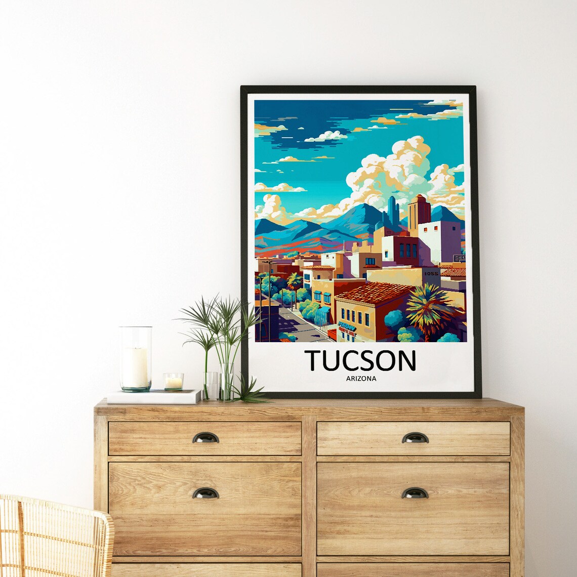 Tucson Travel Poster, Arizona Home Decor - Image 3