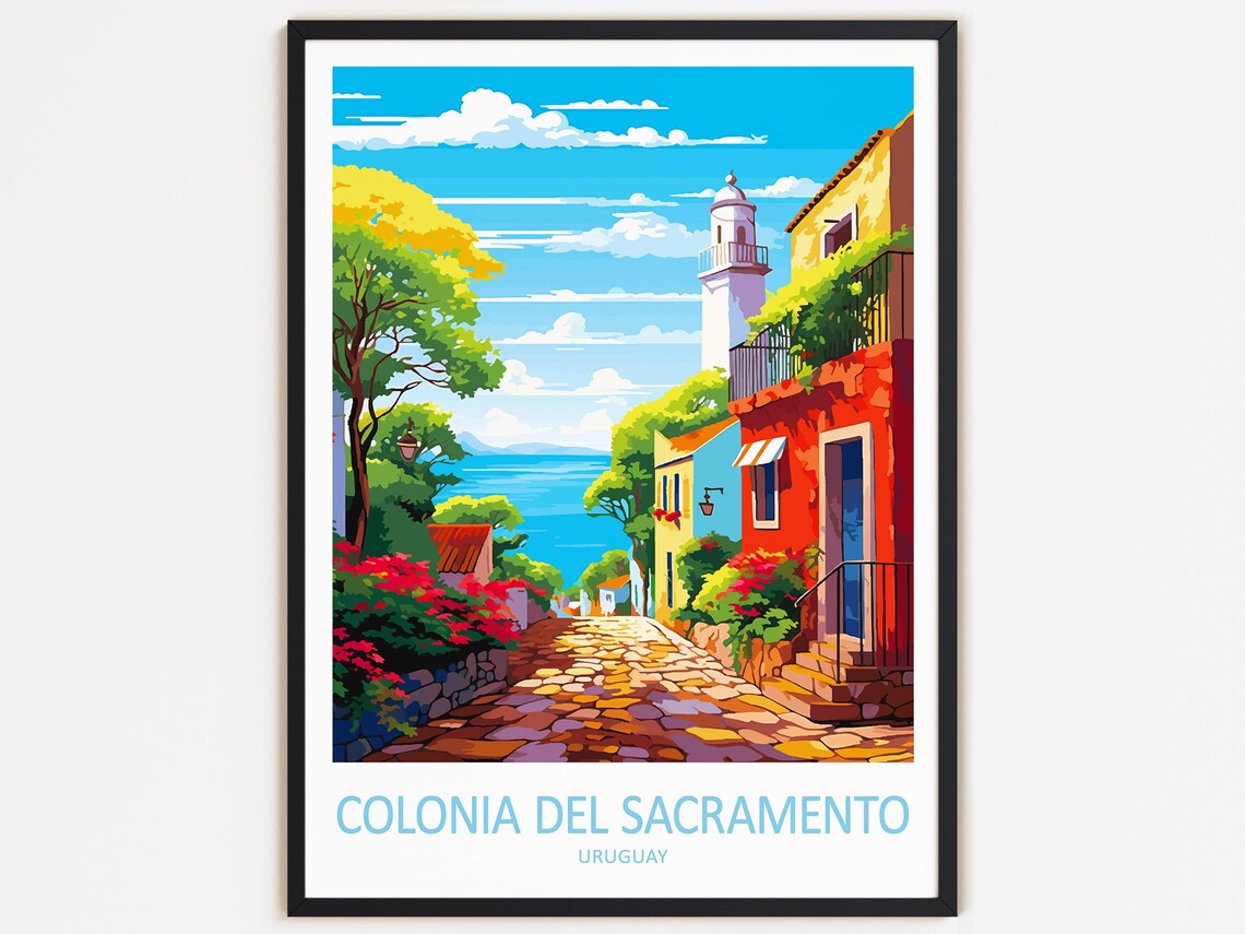 Colonia Del Sacramento Travel Poster, Uruguay
