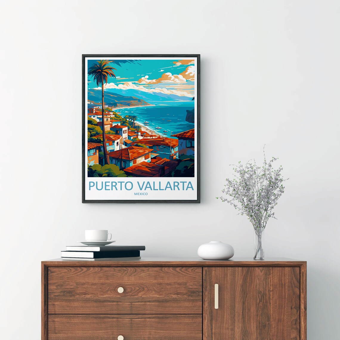 Puerto Vallarta Travel Poster, Mexico Wall Decor - Image 2