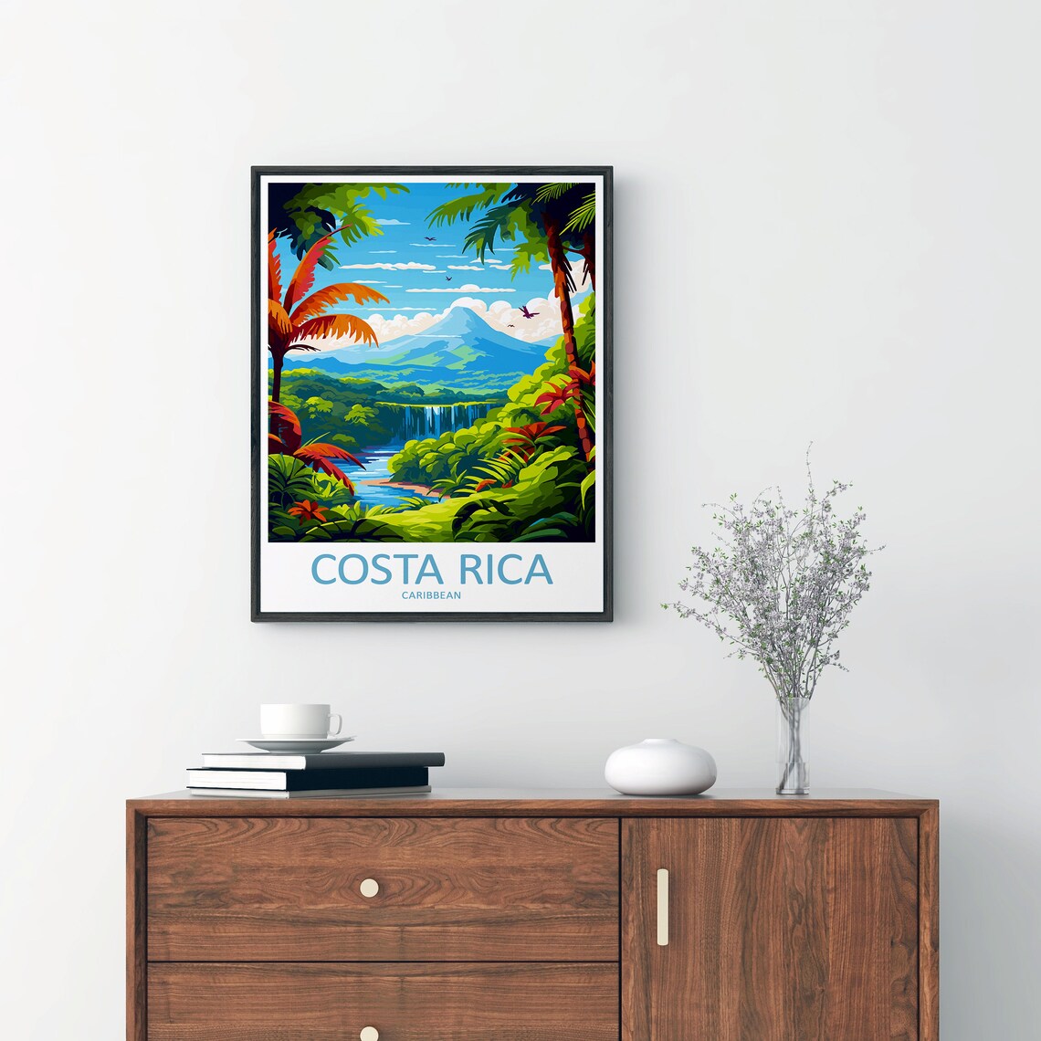 Costa Rica Travel Poster, Gift For Art Lovers - Image 2