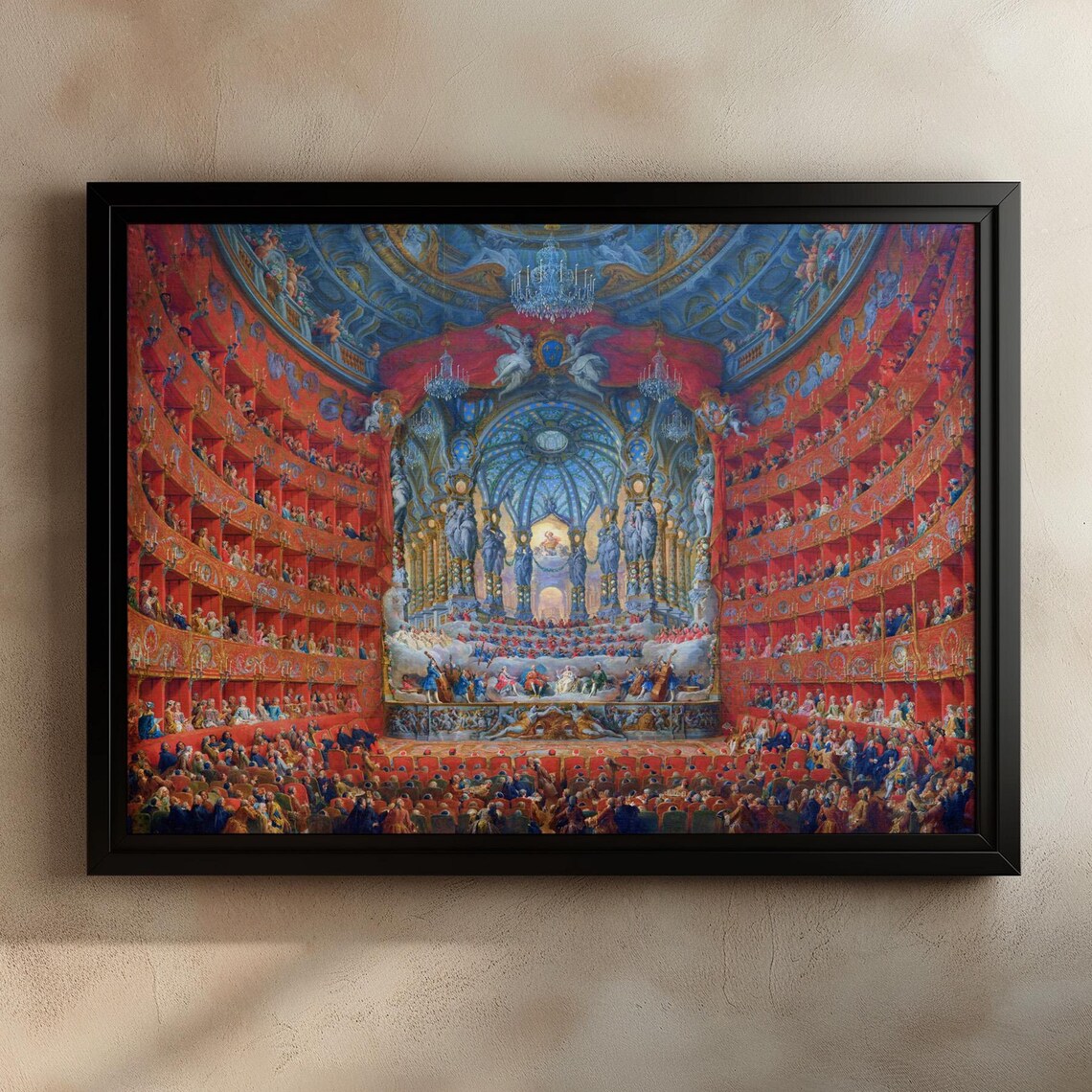 Baroque Theater Art Print, Vintage Opera House - Image 4