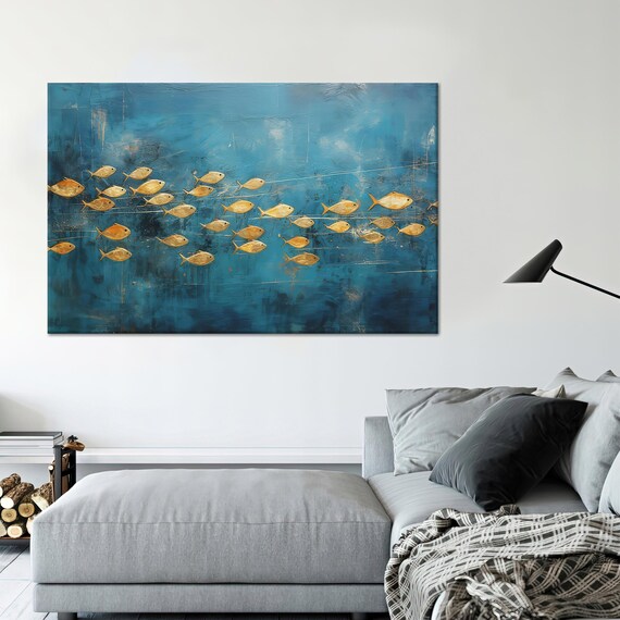 Golden Fish Glass Animal Art Decor