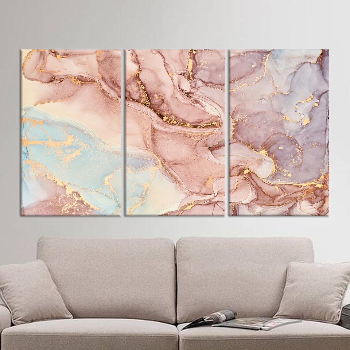 Trendy Marble 3D Marble Glass Art, Christmas Decor - Image 3