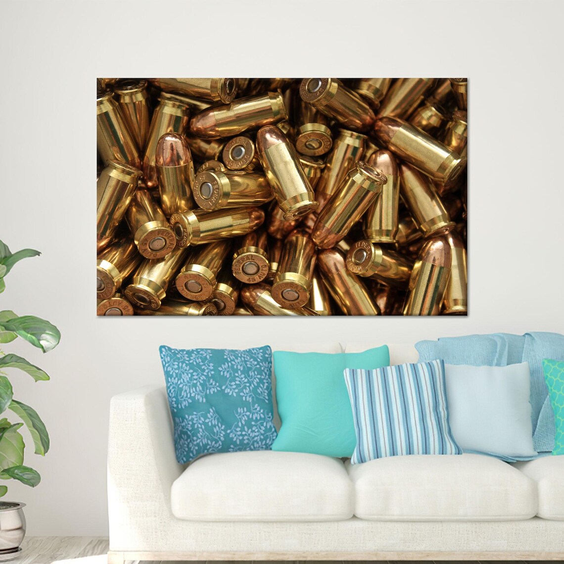Bullet Painted Glass, Modern Minimalist Wall Art