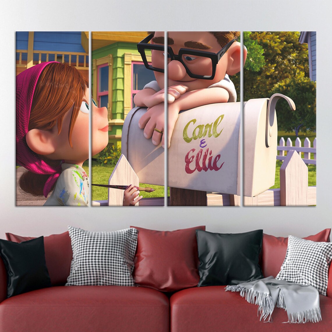 Carl And Ellie Modern Glass Decor, Kitchen Decor - Image 2