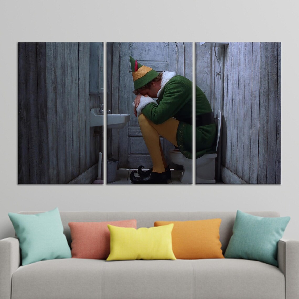 Funny Bathroom Artwork, Modern Personalized Gift - Image 3