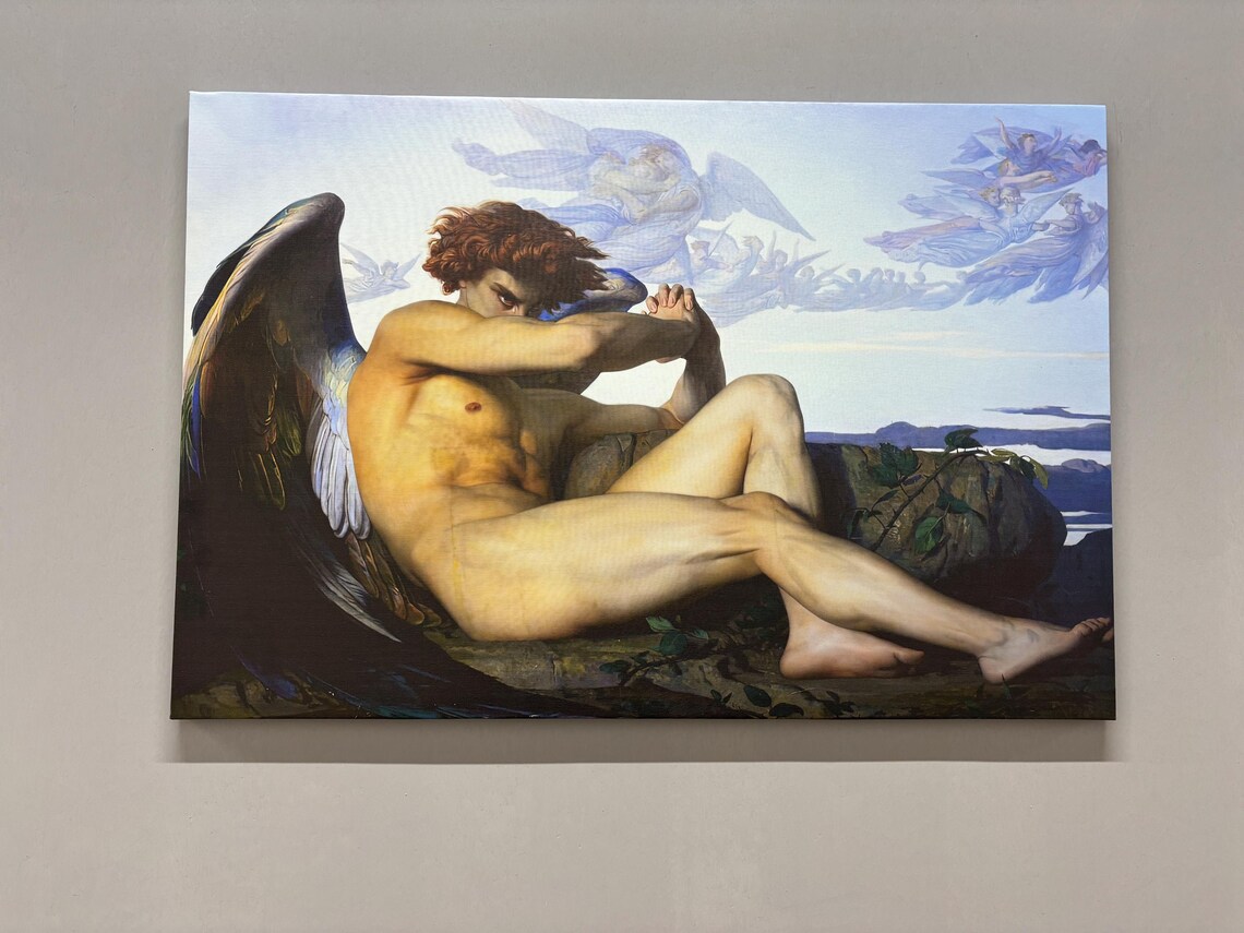 Fallen Man, Classic Tempered Glass Reproduction - Image 4
