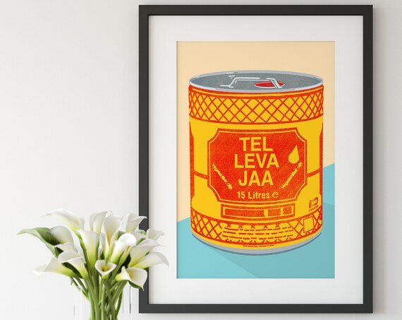 Indian Desi Wall Art - Tel Leva Jaa