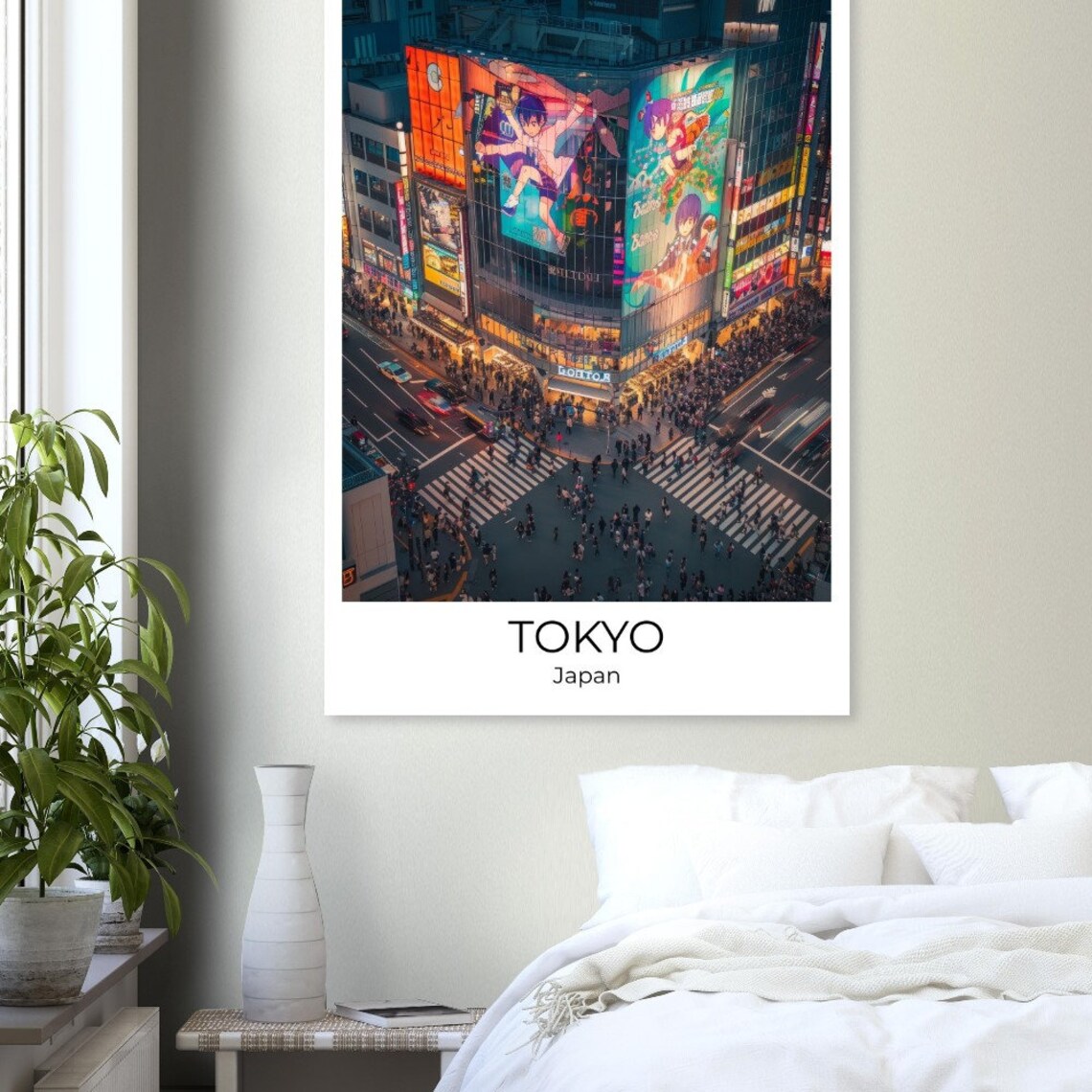 Tokyo Shibuya Crossing Travelposter Tokyo Wallart Tokyo Globetrotter Gift Japan Souvenir City Print Tokyo - Image 2